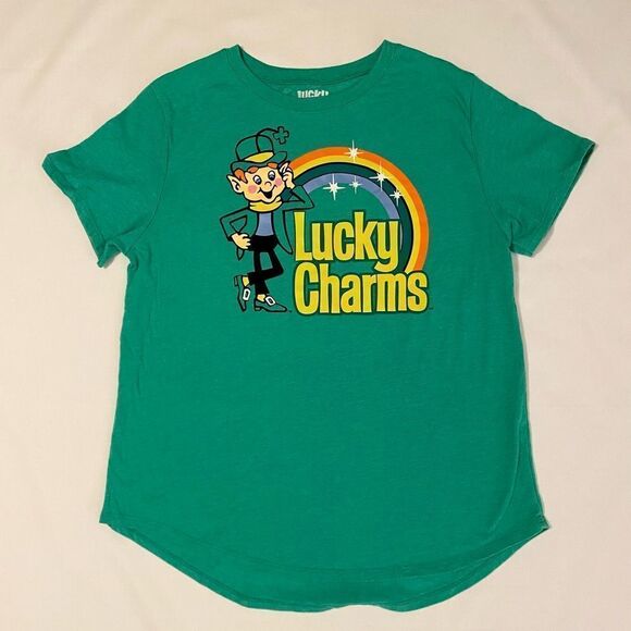 Lucky Charms Kelly green T-Shirt size XL - Picture 2 of 5
